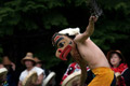 Eagle Mask carved 2001 red cedar, danced by Geofrey George